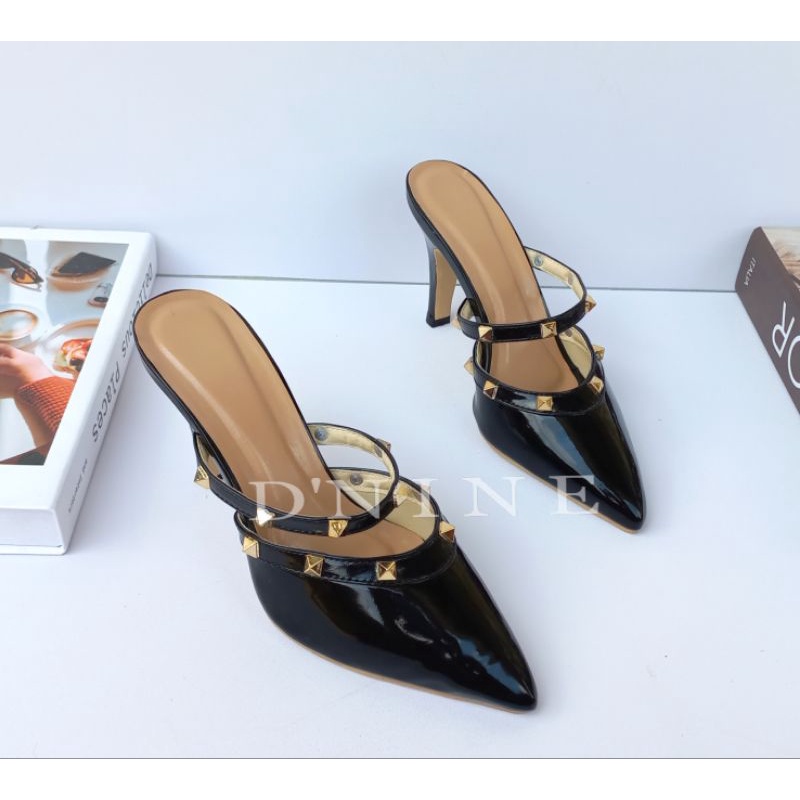 Mila heels mules stut 9cm SH 18