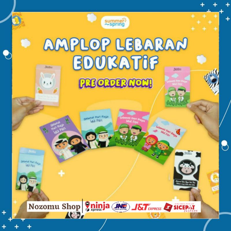 

Amplop Lebaran 2021 edukatif summer spring
