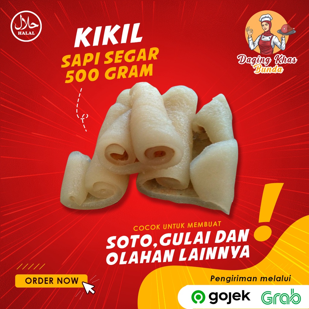 

(PREMIUM) Kikil Sapi Lokal Segar FRESH (Bersih Ga Amis) 500 gram