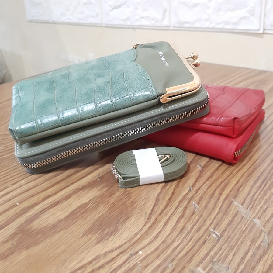 Dompet Wanita Import Tas Hp Selempang Behel