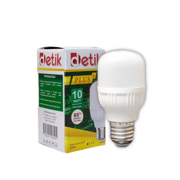 DETIK Plus Lampu LED Capsule 10 Watt - Cahaya Putih