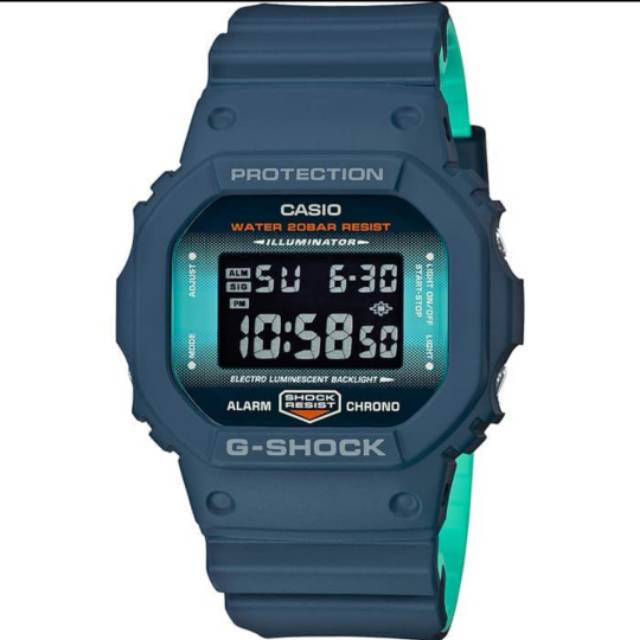 Jam Tangan Pria Casio G-Shock DW-5600CC-2DR Original-Navy Blue