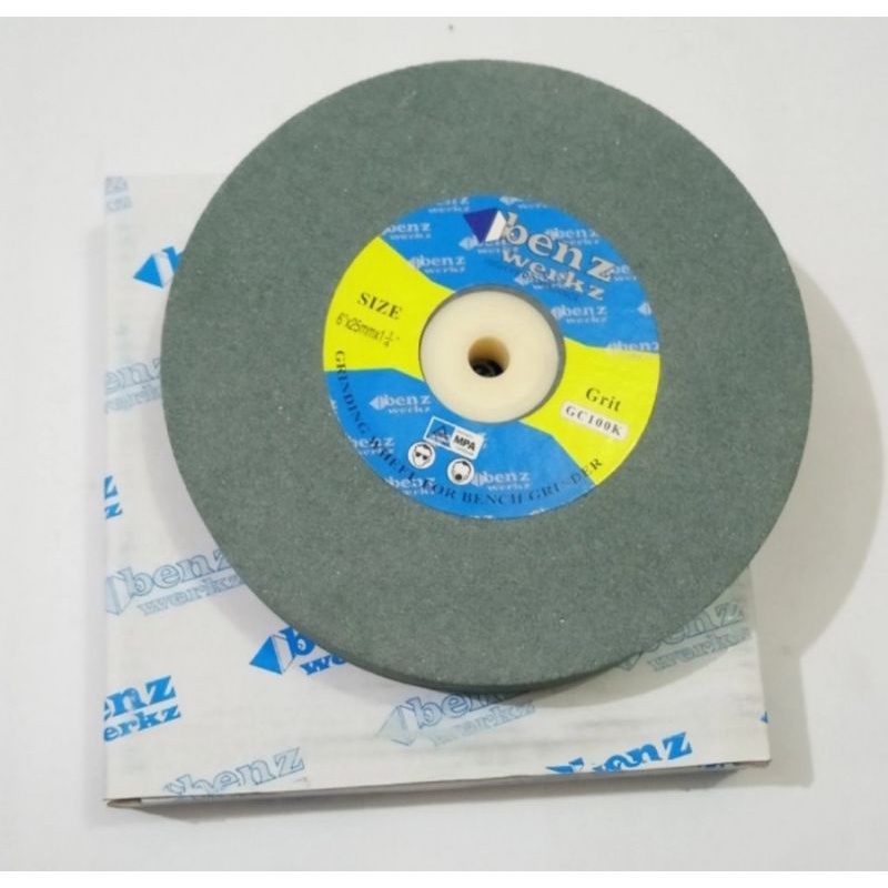 Batu Gerinda Asah 6" / Batu Asah Gerinda Duduk 6" / Batu Asah Pisau 6 Inch / Mata Asah Gerinda Duduk