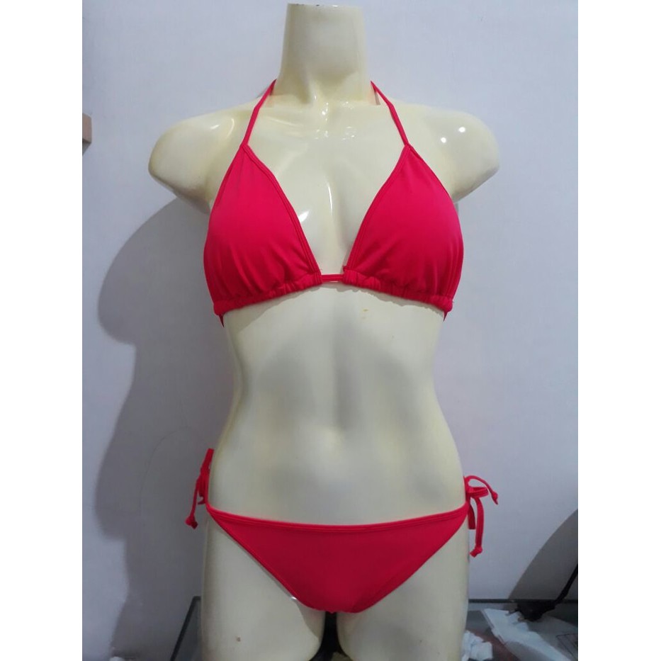 BIKINI PANTAI SEXY TRIANGLE PINK (BK.3301.XVN)