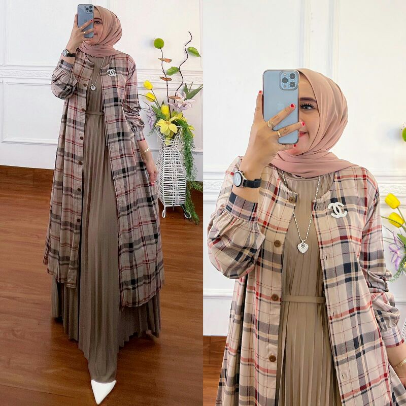 Cardi & Inner Dress by Karina Set