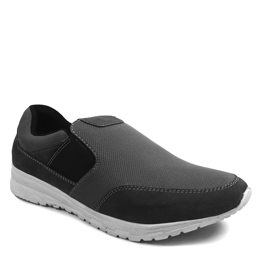 MS SHOP - Sepatu Cowok Walkers Fujin Abu Tua Slop Pria Tanpa Tali Kasual Santai Keren Outdoor