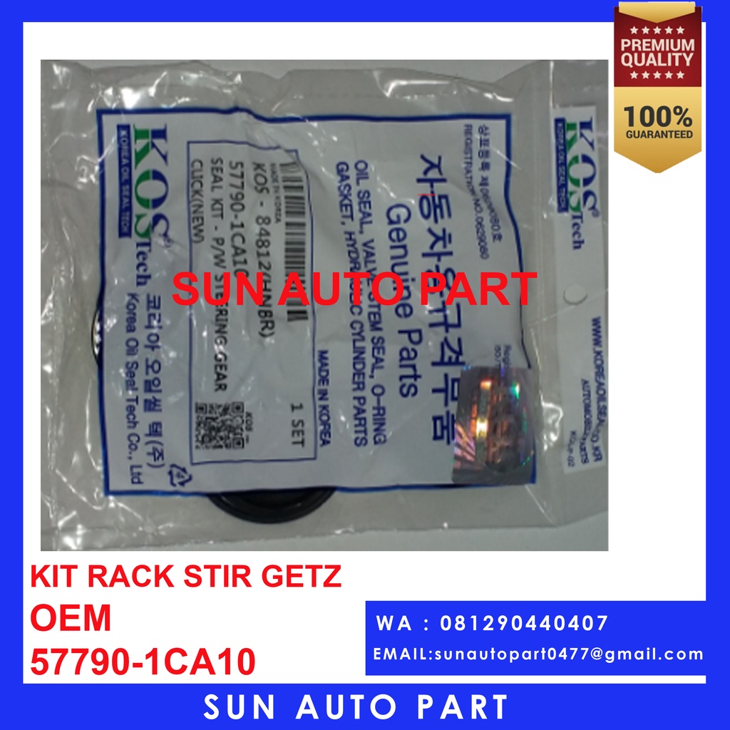 KIT RACK STIR HYUNDAI GETZ 57790-1CA10