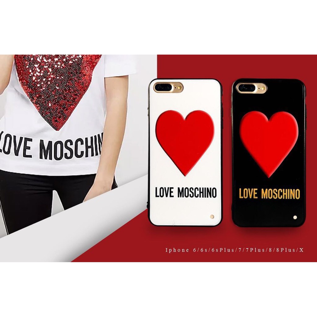 CASE IPHONE 6/6S / IPHONE 6PLUS / IPHONE 7/8 / IPHONE 7PLUS/8PLUS / IPHONE X // MOSCHINO
