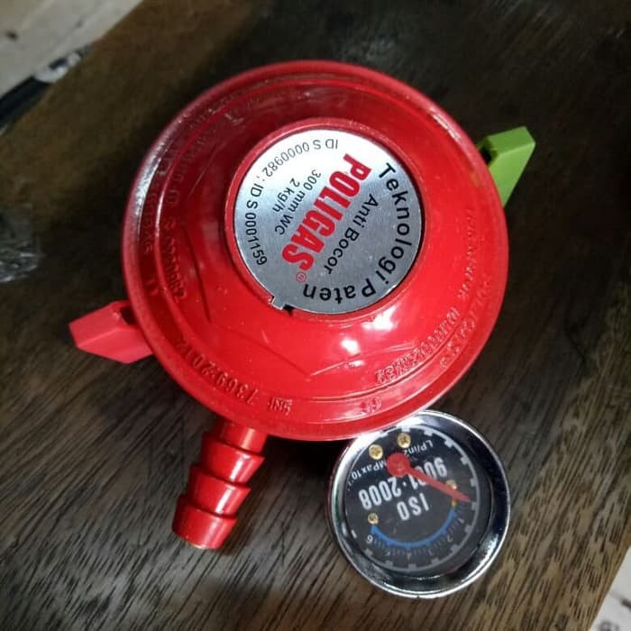 regulator kompor gas dengan pengunci ganda