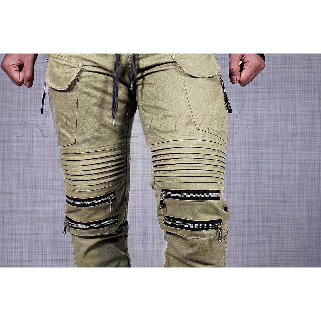 EXCLUSIVE Celana Japan/korean style ( URBAN TWIL BIKER JOGGER PANTS ) 5