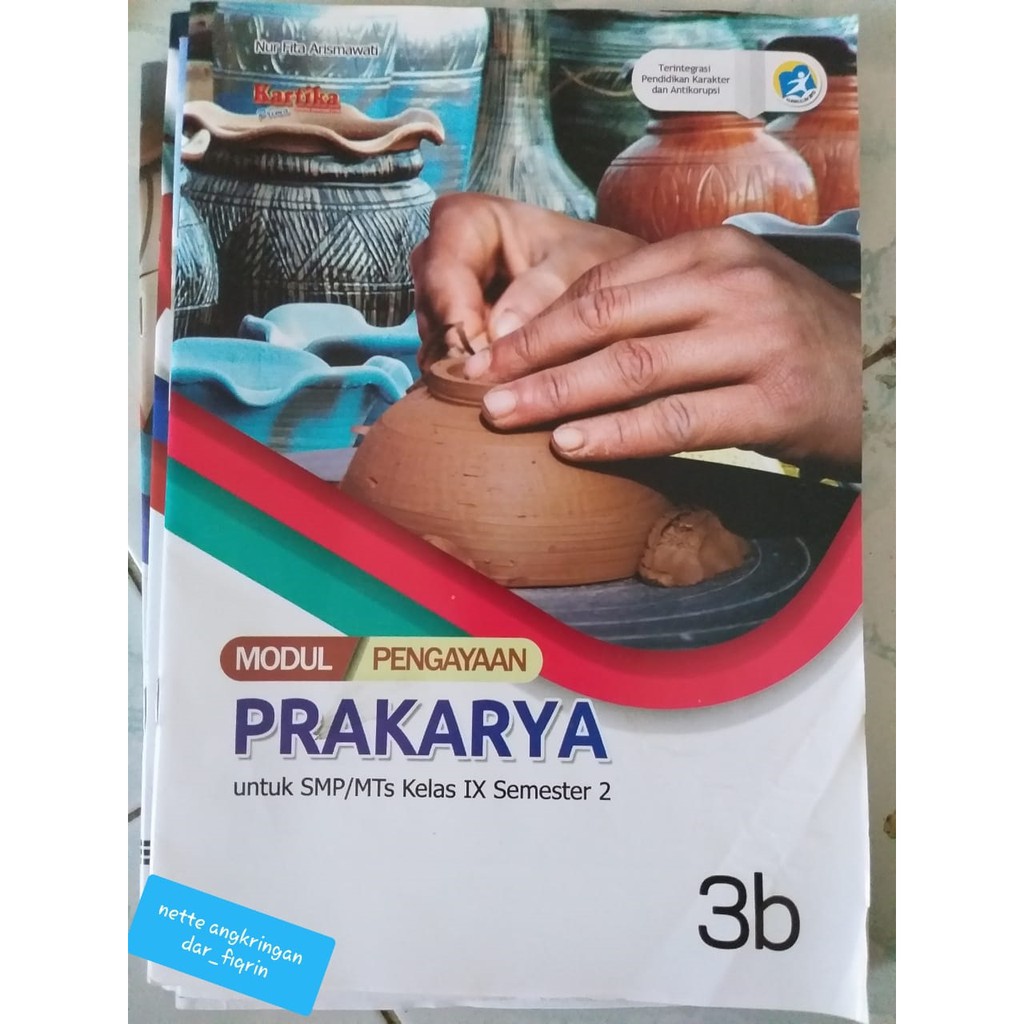 LKS Prakarya  SMP MTs Kelas 7 8 9 rev 2018 Semester 2 K13 Baru Top kartika