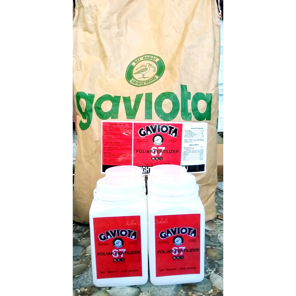 pupuk gaviota bunga / pupuk bunga / gaviota 67