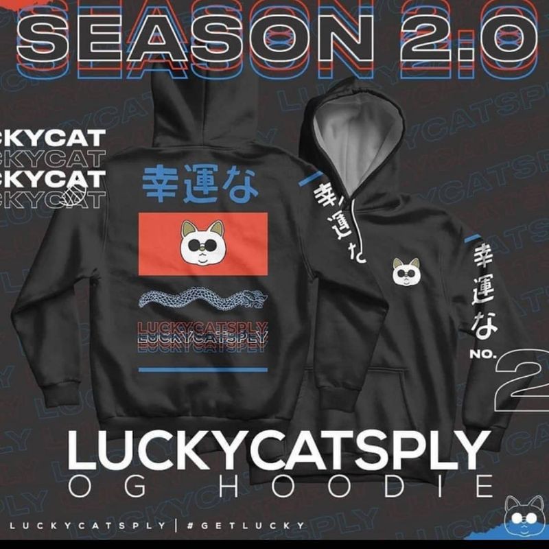 Hoodie Luckycat 2.0 Yoshiolo