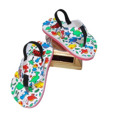 Sandal Bayi Motif GREEN DINO Terbaru Lucu