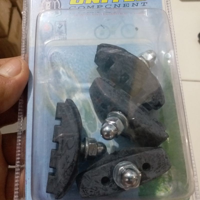 Karet rem u brake sepeda mini, bmx united