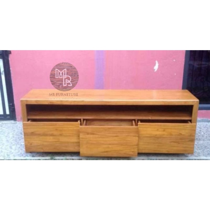 Meja TV 150 cm, TV table jati