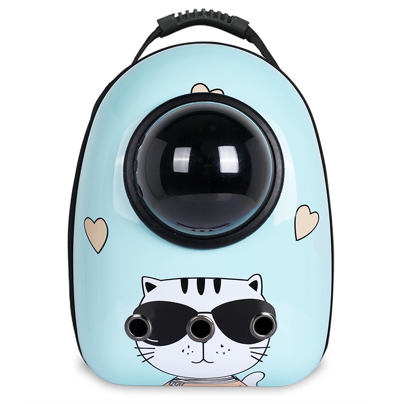 BAGRIOUS Tas Ransel Kucing Astronot Transparan Murah Pet Cargo Cat Bag Carrier Tas Gendong Kucing Travel Capsule Backpack Kapsul Tas Hewan Peliharaan Kelinci Hamster Sugar Glider Waterproof Anti Air Tempat Kandang TK-FC-TK-FC02