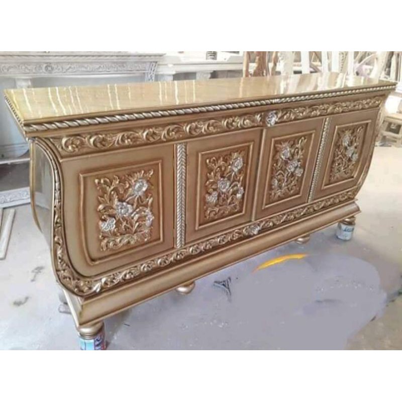 bufet biolah ukiran jati jepara/amari bufet jepara