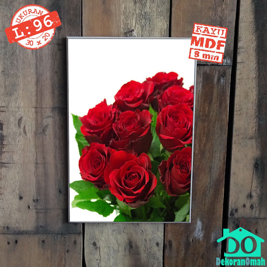 Walldecor L96 Rose  Mawar Shabby Vintage