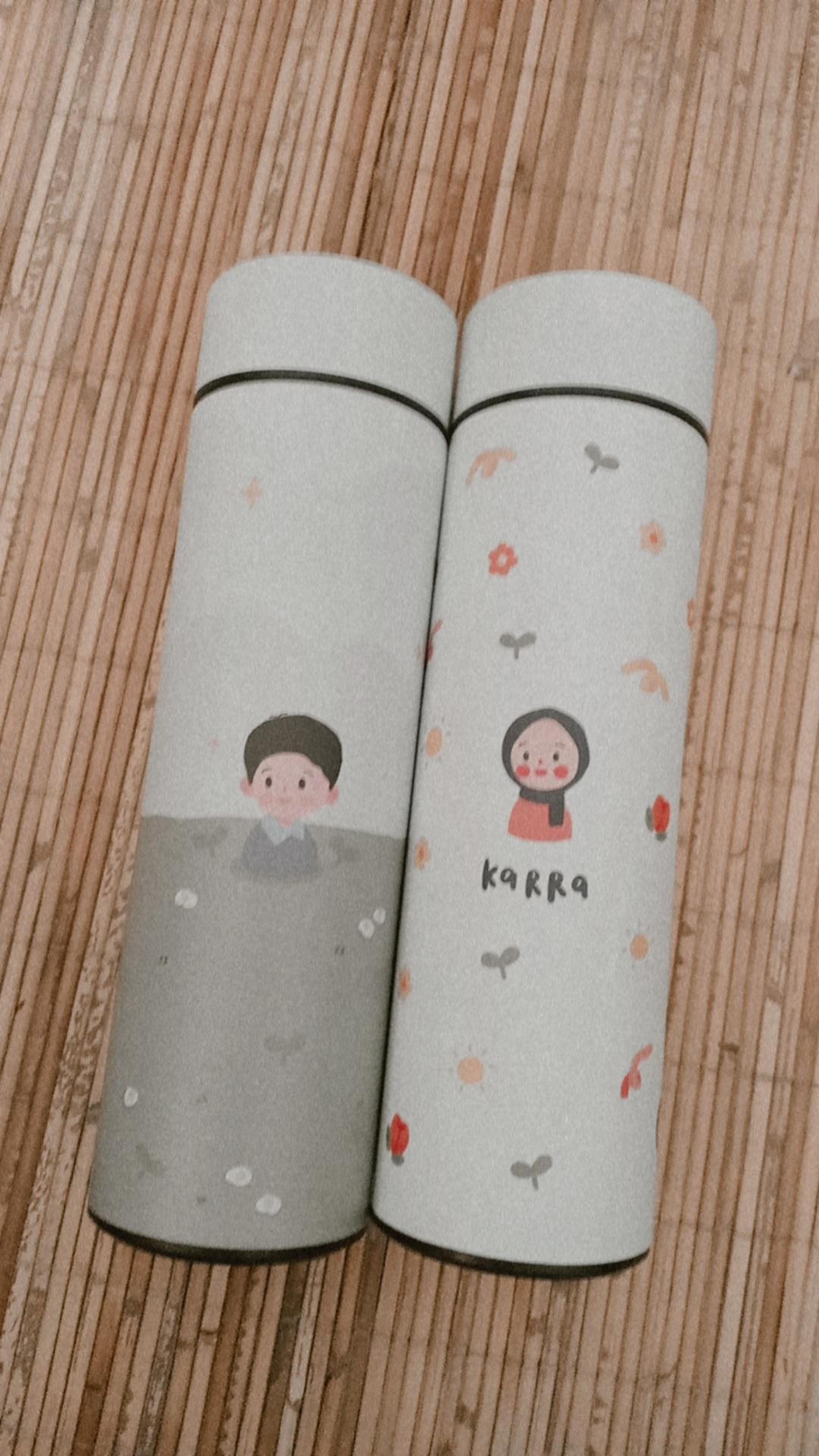 Tumbler Custom Botol Minum Termos Stainless 500ml - Tumbler Print Uv