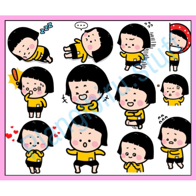 

Die Cut Deco Mobile Girl MiM Sticker Planner/ Scrapbook/ BuJo/ Journal / DIY