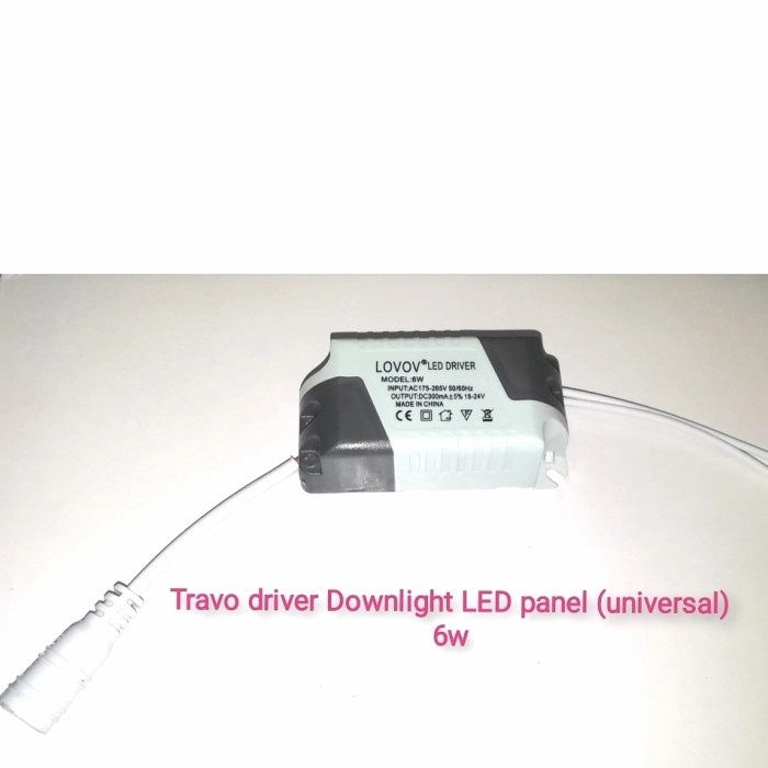 driver adaptor /travo downlight panel led 6w sampai 18w-IBZ