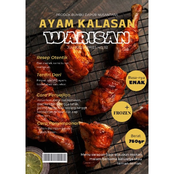 

AYAM GORENG KALASAN FROZEN (keluarga)