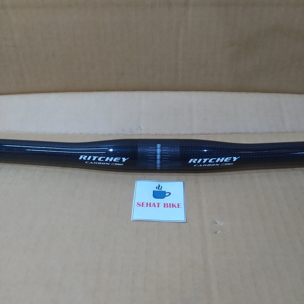 Stang Handlebar Flat Ritchey WCS 580mm Carbon 3k STANG MTB