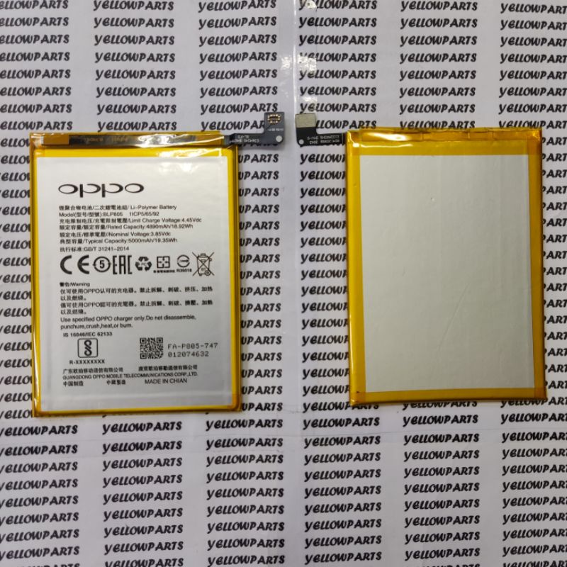 BAT BATTERY BATERAI BATRE OPPO BLP805 A53 A73 A33 2020 A54 A74 5G ORIGINAL