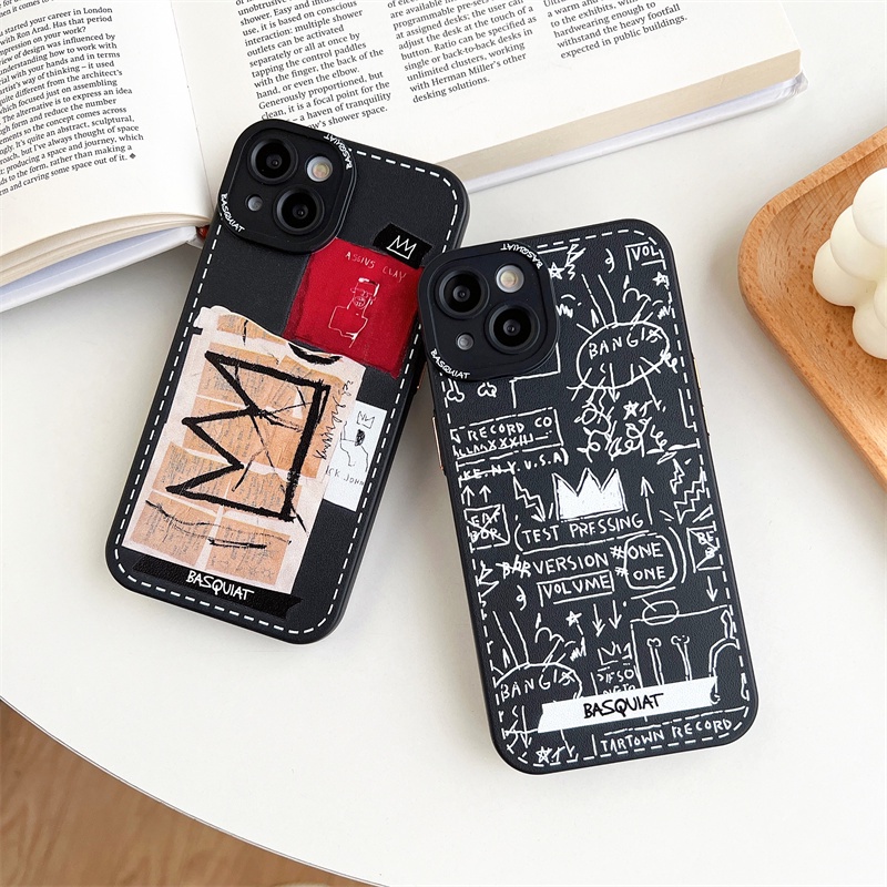 Hard Case Motif Print Mahkota Untuk Iphone 13 12 11 Pro MAX 7 8Plus SE XR XS MAX