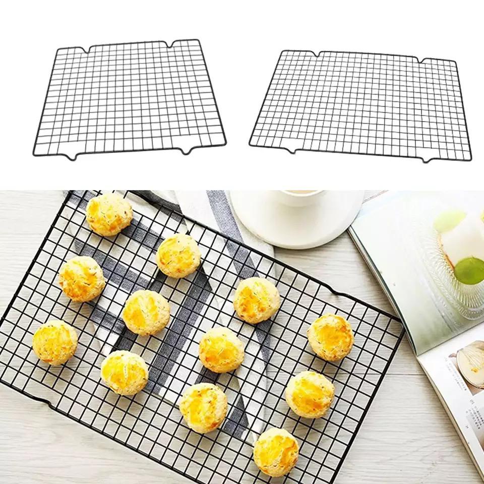 baking rack cooling tray non stick cake food bread pizza / rack oven stainless / rak holder pendingin kue roti snack makanan / kitchendryong stand holder