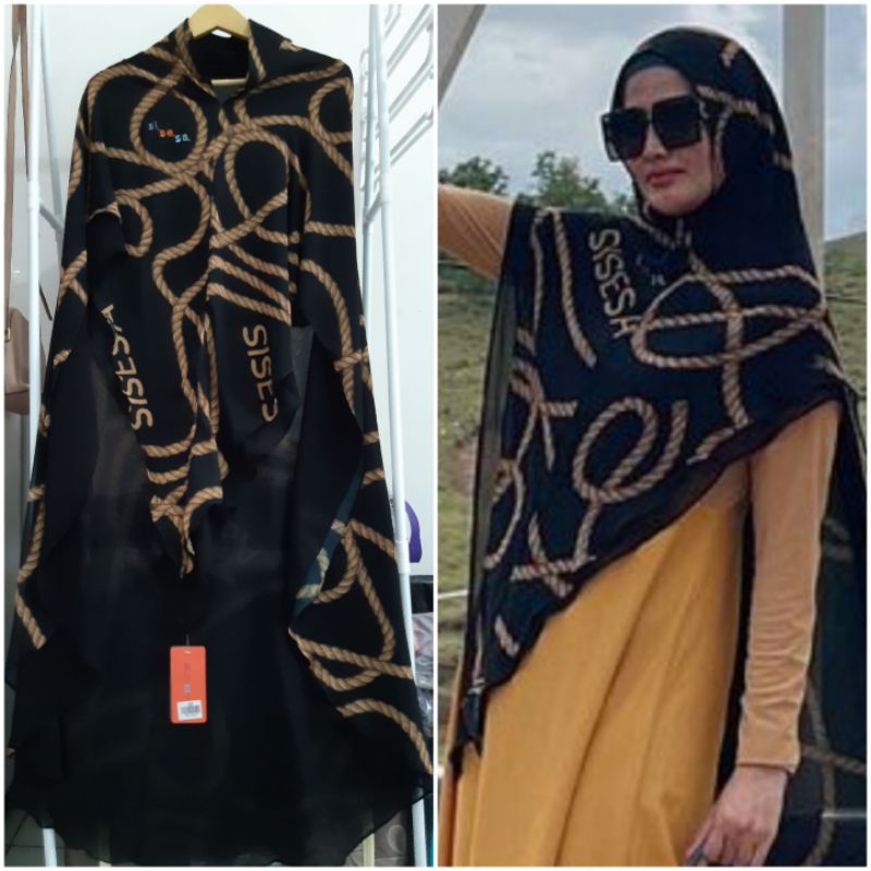 sisesa khimar sabika black