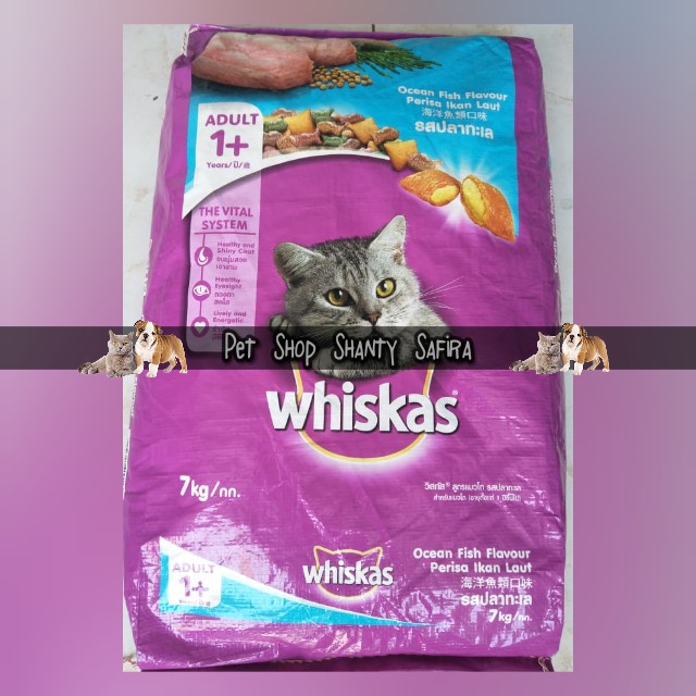 MAKANAN KUCING WHISKAS  K7 KG