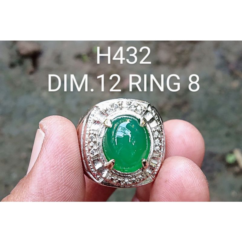 CINCIN BATU HIJAU GARUT NATURAL BODY GLASS KLIMIS GIWANG CAKEPP............................. natural