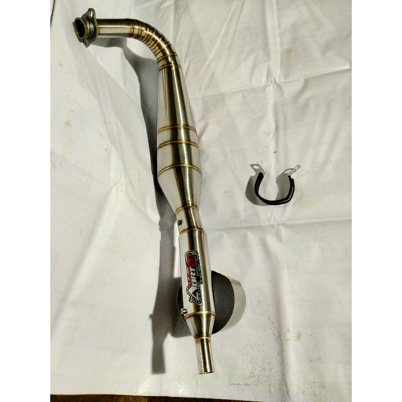 KNALPOT RX KING KOLONG 3V3 FULLSTAINLIS ABRT20,