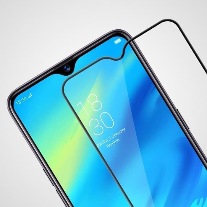 Tempered Glass Full Oppo Realme 2 Pro Anti Gores Kaca Full Layar