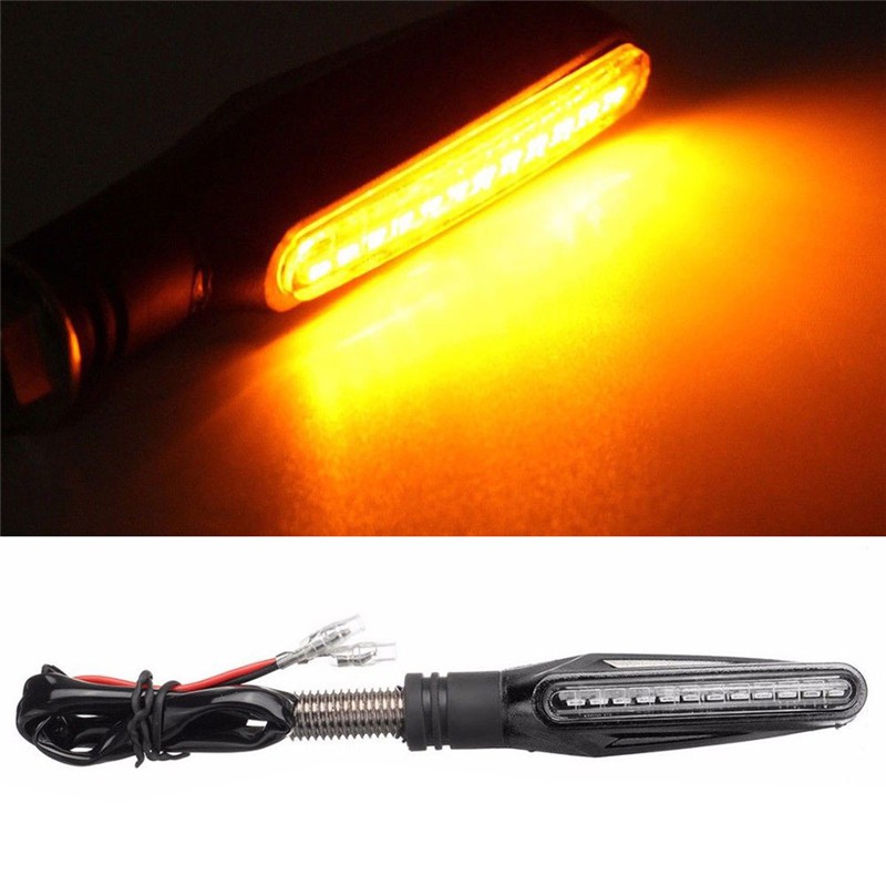 [Lampu Mobil]1Pc Lampu LED Indikator Sein Universal untuk Motor