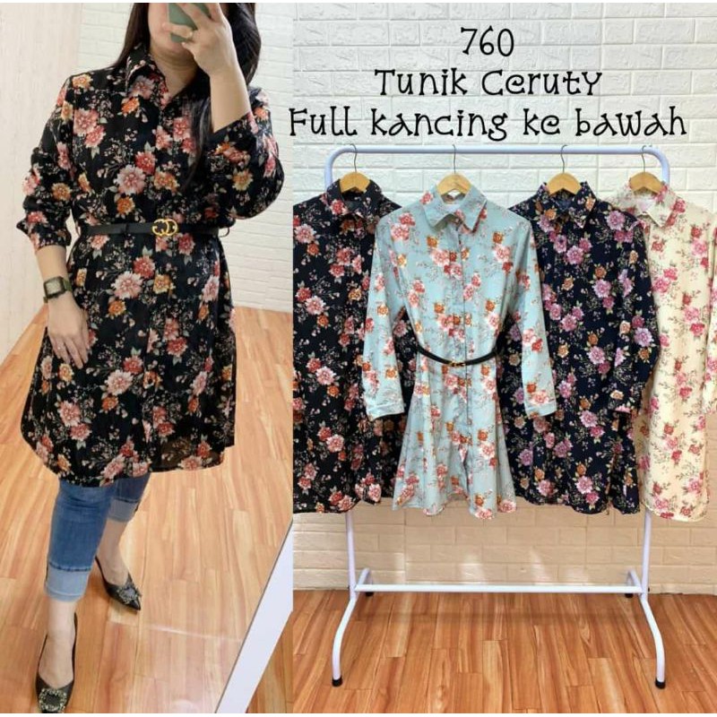 Tunik ceruty babydoll