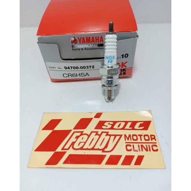 BUSI MOTOR INJEKSI YAMAHA ORIGINAL MIO J-MIO M3-X RIDE-MIO GT-MIO Z-JUPITER Z1 NGK CR6HSA