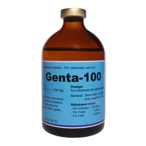 GENTA-100 Obat hewan korisa, colibacilocisi, SNOT