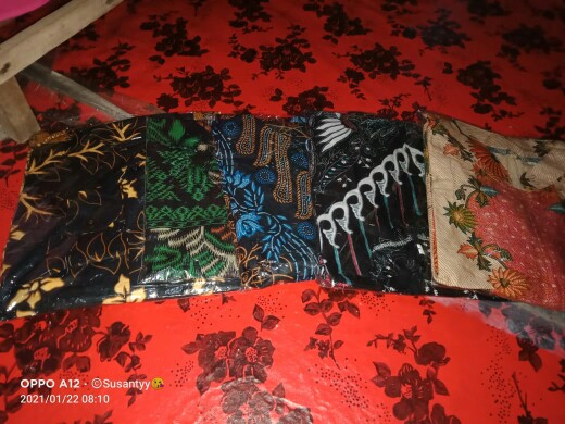 Batik Dolby Dolbi Dobby Doby Tenun Sutra Tulis Katun Atbm Baron Atasan Batik Wanita Sogan Srg308