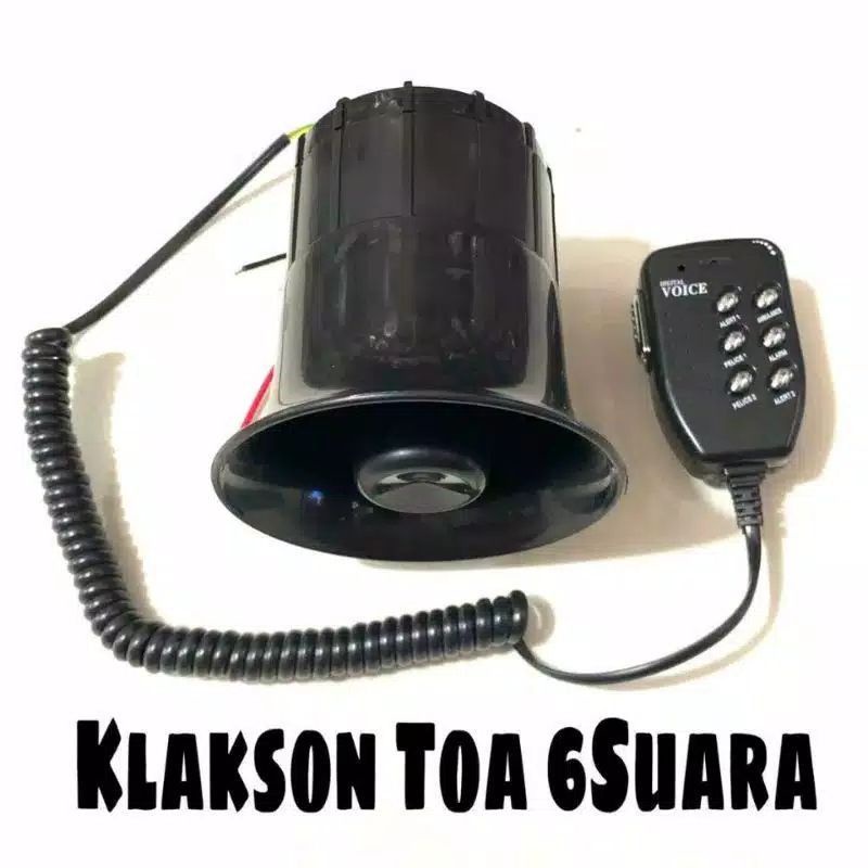 KLAKSON TOA 6SUARA KLAKSON MIC TOA 6 SUARA