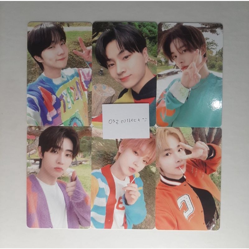 Photocard Set Enhypen Season's Greetings 2022 / SG22 (Jungwon, Jay, Jake, Sunghoon, Sunoo, Ni-ki)