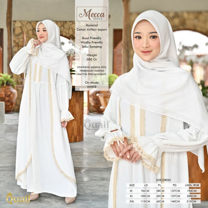 Gamis Wanita Quail Mecca Dress