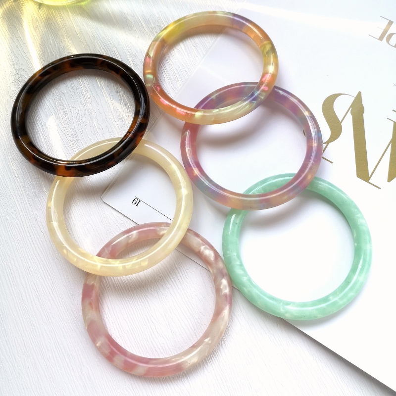 Gelang Wanita Bahan resin Gaya Retro Untuk Hadiah