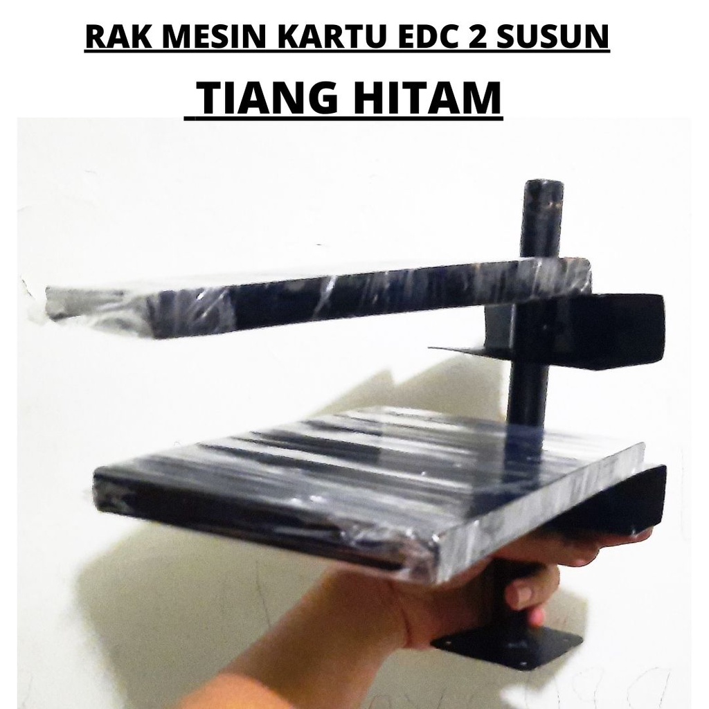 Rak Mesin Printer Kartu Bank EDC Kasir Supermarket 2 Susun Tingkat 118130