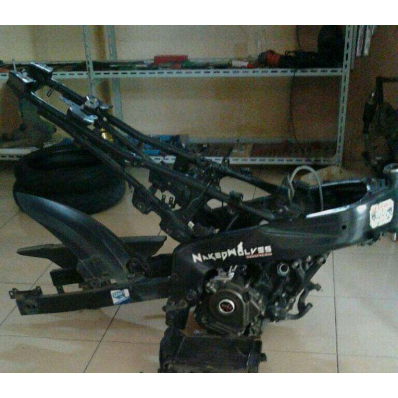 Rangka Frame Body Bodi Deltabox Tulangan  Mesin Kawasaki Bajaj Pulsar 200NS NS200 BR200A P200NS Copo