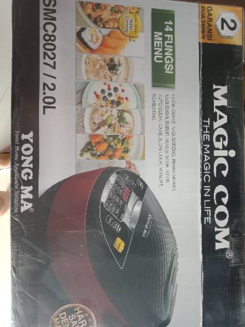 RICE COOKER MAGIC COM YONGMA SMC8027 SMC 7057D 7057 D SMC 8027 PANCI CERAMIC DIGITAL GARANSI RESMI 2 TAHUN