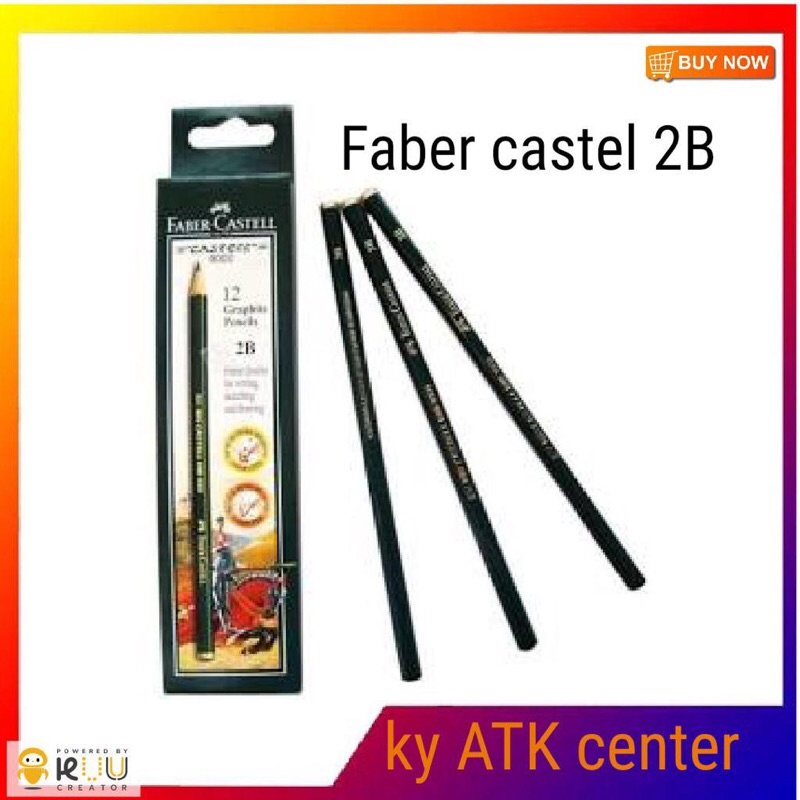 

Pensil Faber-Castell 2B-HB ORIGINAL /Pensil Kayu Faber Castell 9000