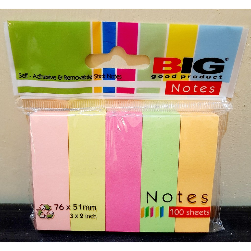 

Post It BIG 76x51mm Warna Warni